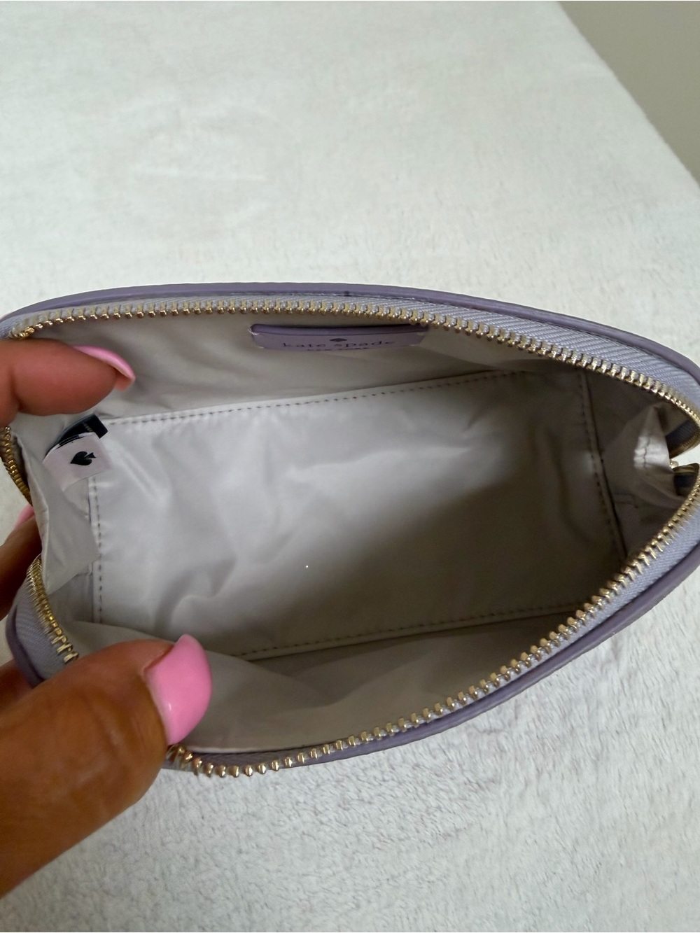 Kate Spade Glitter Cosmetic Pouch - Picture 4 of 8